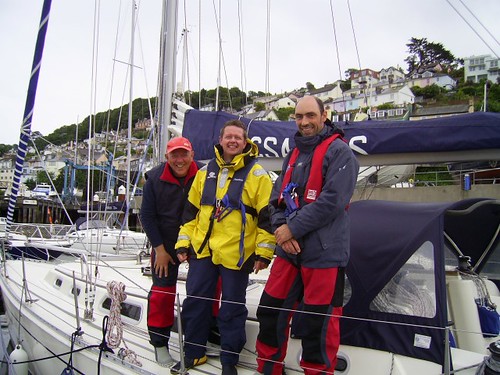 Crew and Skipper (L to R Gerry, Phil & Marcus)