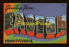 Old Postcards of EastonPA & PhillipsburgNJ