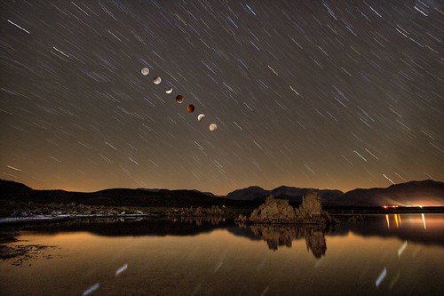 Lunar Eclipse at Mono Lake