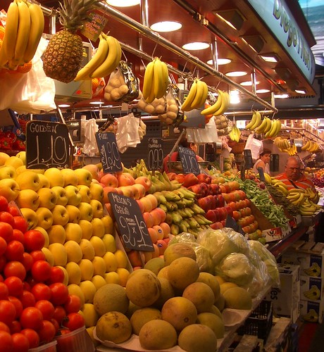 Boqueria Market stall