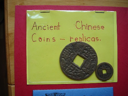 China lapbook coins