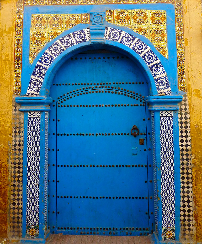 Door in Essaouira. Morocco.