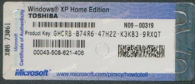Ключ Для Windows Xp Home Edition Sp3