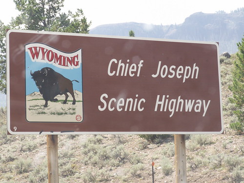 Chief Joseph Scenic Highway sign...