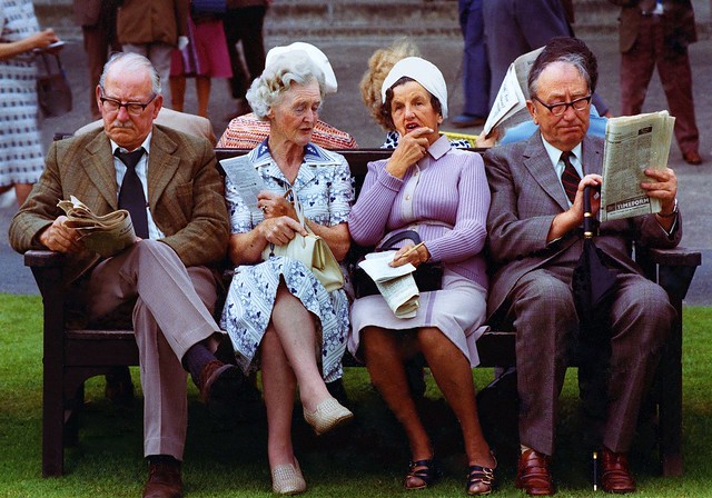 Horserace Experts Ripon 1977 - The Decisive Moment in Street Photography