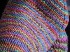 close up of first socks