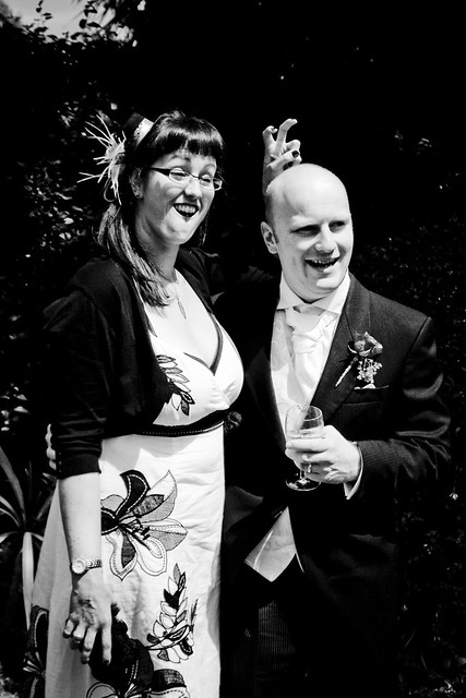 Wedding Reception Outside 1 Mark and Emma 39s wedding day