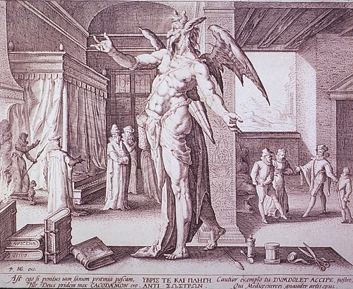 Hendrik Goltzius, The Physician as the Devil, 1587