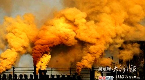 A sad picture of some of China's air