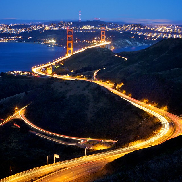 Golden Gate Bridge from Coastal Ridge Trail