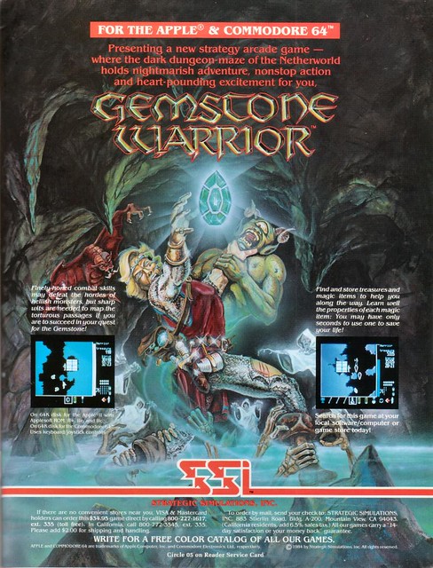 Gemstone Warrior Ad 00 1984
