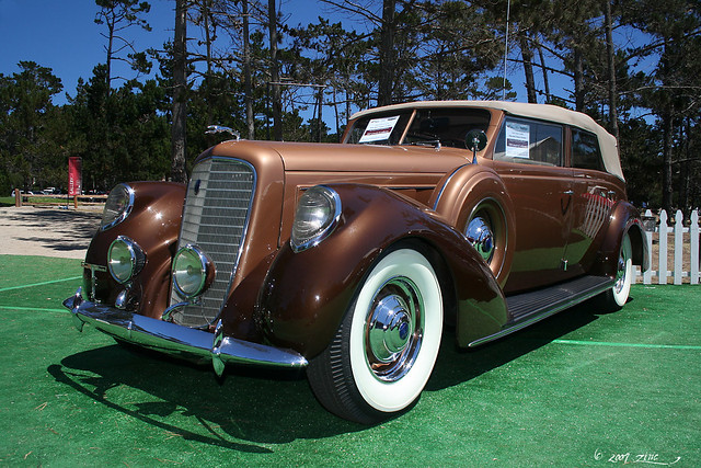 1937 Lincoln K LeBaron Convertible Sedan fvl