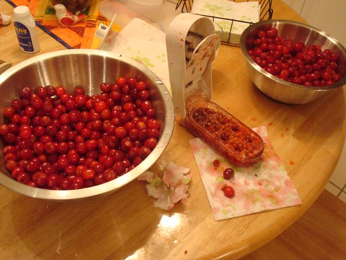 Pitting Cherries