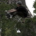 Skateboarders near the Eiffel Tower