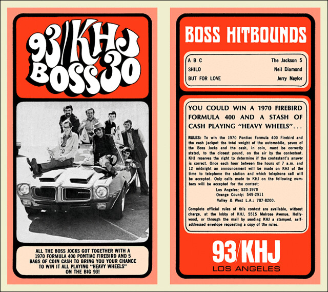 1970 Feb 25 - Issue #243 - The Boss Jocks invite you to play for some Heavy Wheels on 93 KHJ.