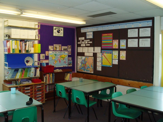 Classroom by Flickr CC misskprimary