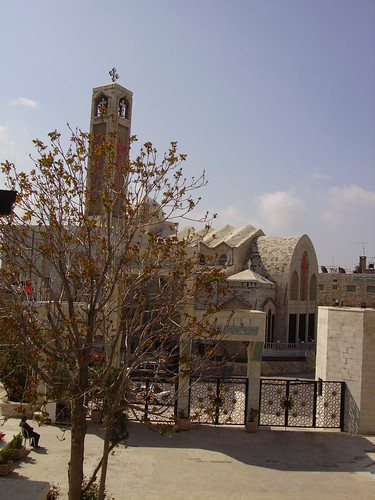 Amman-Eglise copte face à la mosquée Abdalah I