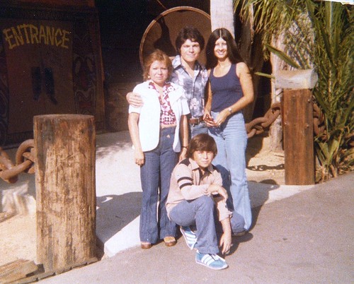 Evelyn, Randy, Jeri and Dennis at Bahooka in Rosemead, California 1977