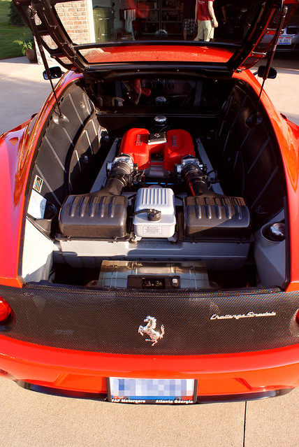 Ferrari 360 CS engine bay