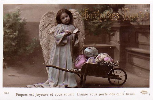 ITEMS SIMILAR TO VINTAGE EASTER POSTCARDS AND TAGS DIGITAL