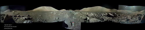 Apollo 17 AS17-145-22159 to AS17-145-22183 Pan 360°
