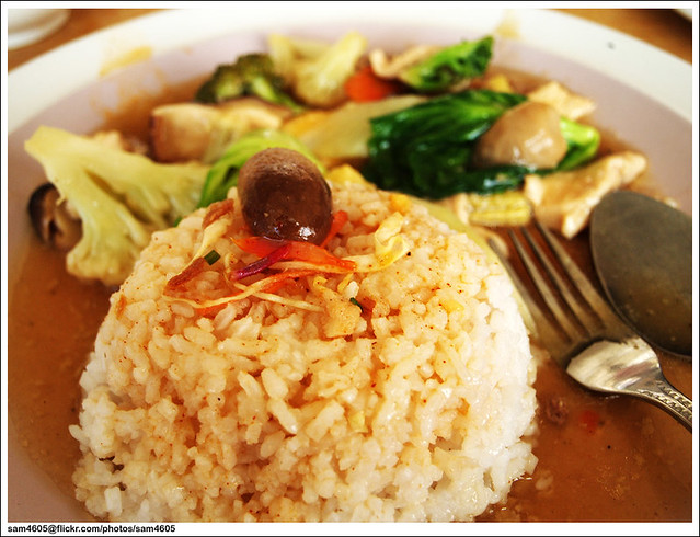 Mixed Veggie with Rice @ Nabalu Lodge