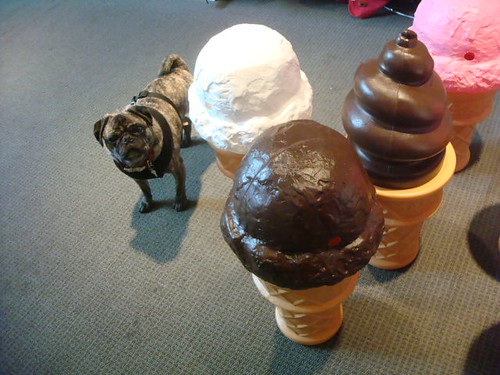 Porkchop, and big ice cream cones