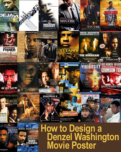 How To Design A Denzel Washington Movie Poster