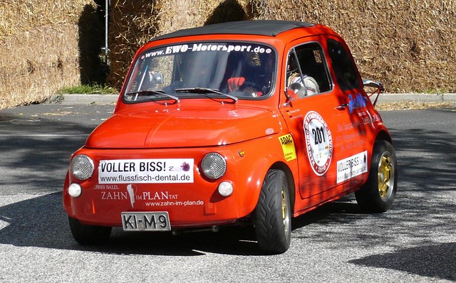 Fiat 500 Abarth red 1966