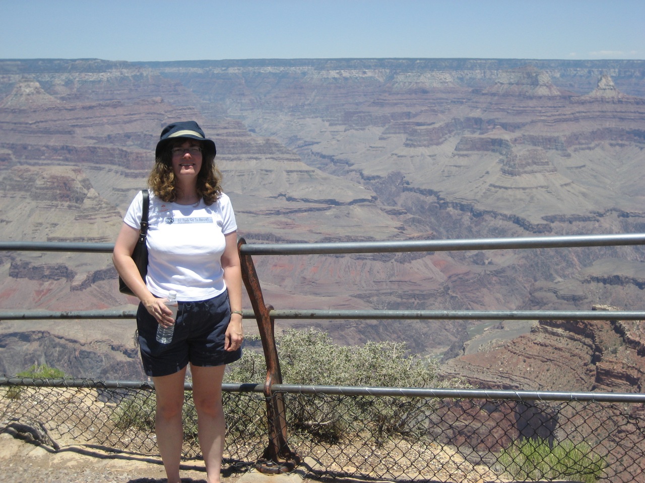 Stephanie at the Grand Canyon