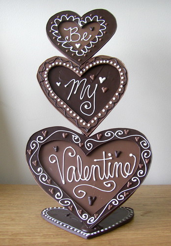 Chocolate Valentine's Sculpture