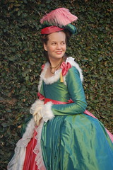 Pink and Green Court Dress at Costume College