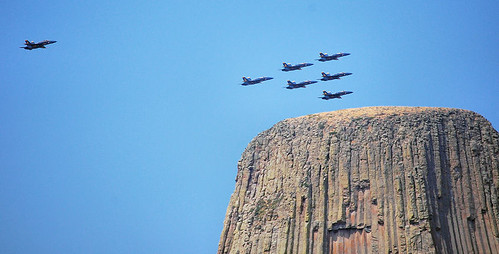 DevilsTower with the Blue Angels