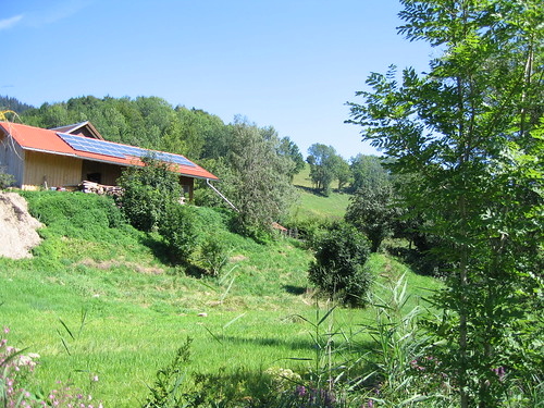 Solar Panel Farm House