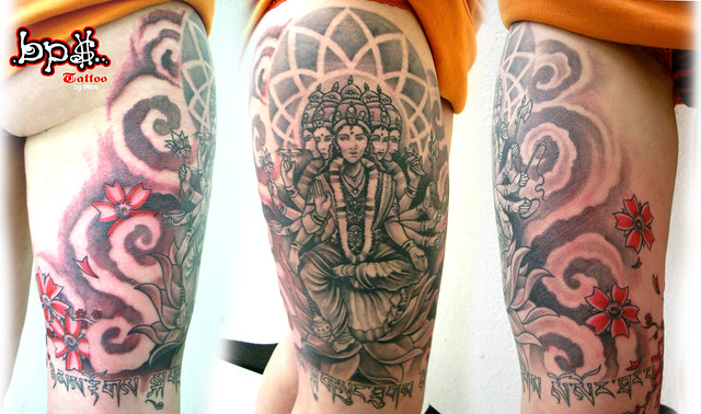 GAYATRI Shiva tattoo par olive by Olive Green BPS tattoo