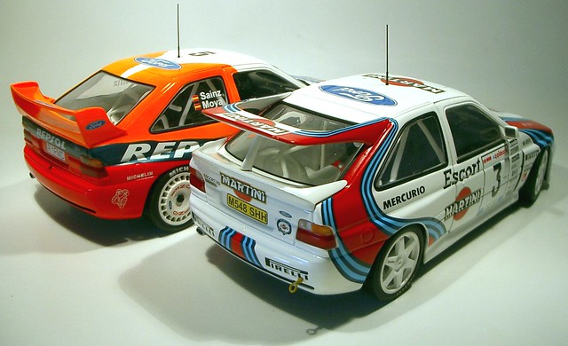Ford escort RS cosworth wrc Pair