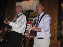 Playing the guitar with Congressman John Hall