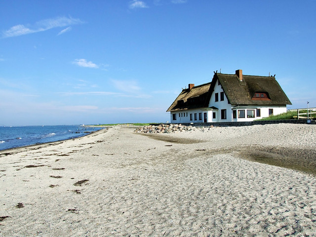 Das Haus am Meer Heiligenhafen, hinten links sieht man