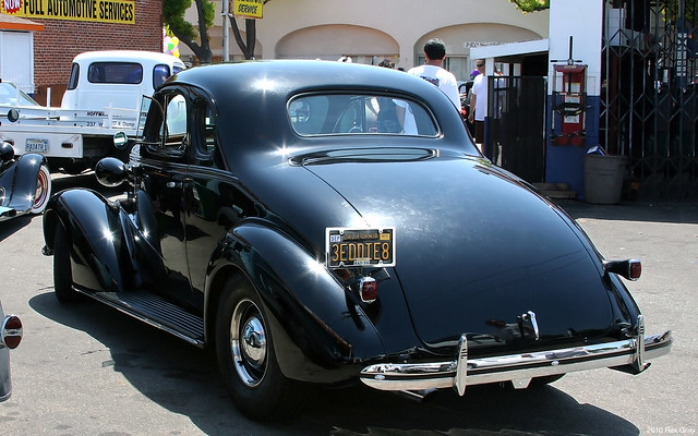 1938 Chevrolet coupe black rvl Downtown Orange CA April 18 2010