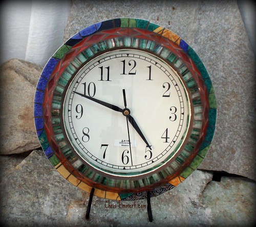 "Kellyswan" Mosaic Clock