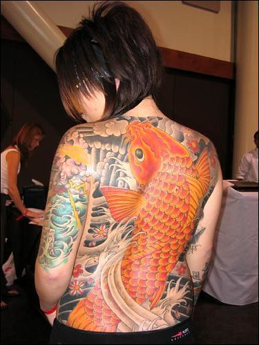 Japanese style tattoo at State of Grace Tattoo Show San Jose CA