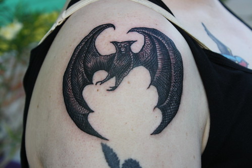 edward gorey bat tattoo