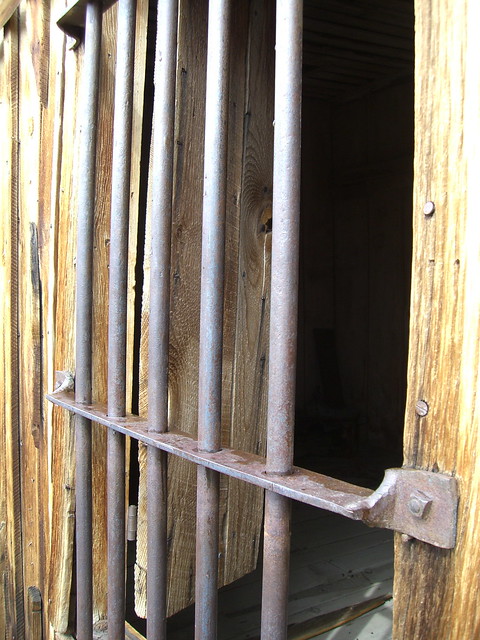Bodie jail bars