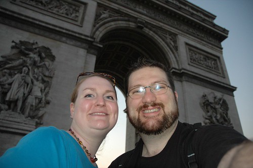 Us at the Arc de Triomphe