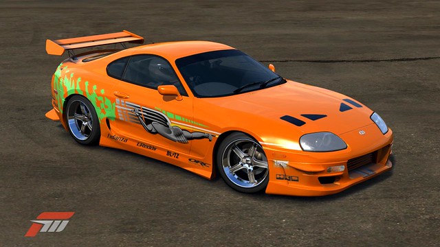 toyota supra from the fast and the furious #2