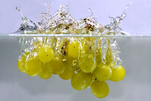 Splashing Grapes