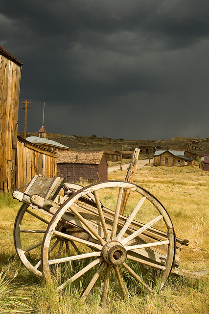 Wagon in Bodie Ghost Town