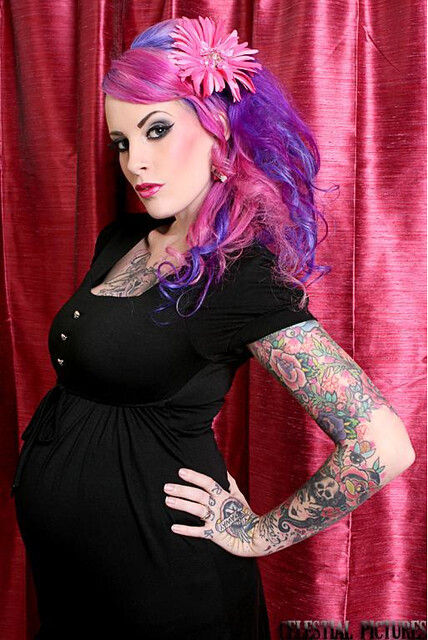 Pregnant Goth 111