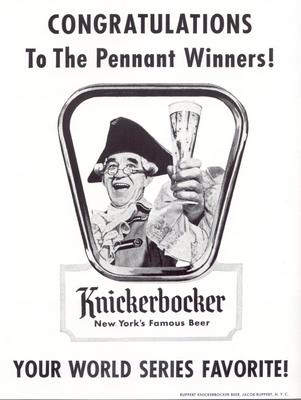 Knickerbocker-1955-world-series
