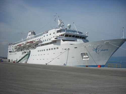 The Calypso alongside in Corfu Town by clive.stanley